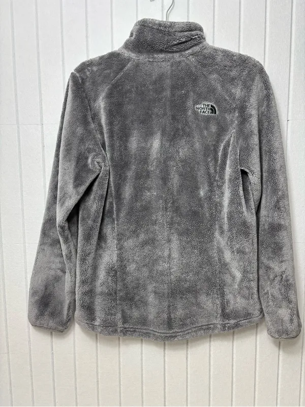 The North Face Women's Gray Plush Full-Zip Teddy Osito fleece Jacket‎ Size M - Image 6