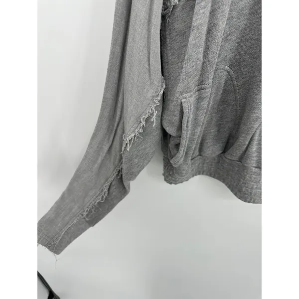 FP Movement Windy Meadow‎ Hoodie Heather Grey Women Small Oversized OB1137897 - Image 4