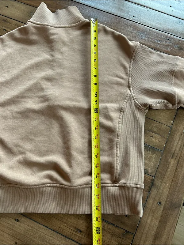 Vuori Sedona Half Zip Fleece Sweatshirt Brown XS - Image 11