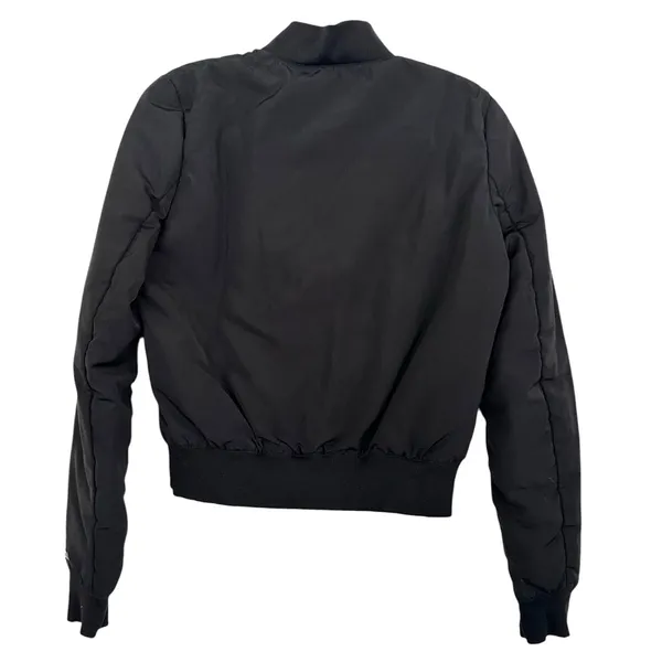 ALO Yoga Off Duty Bomber Down Filled Puffer Athleisure Classic black size XS - Image 4