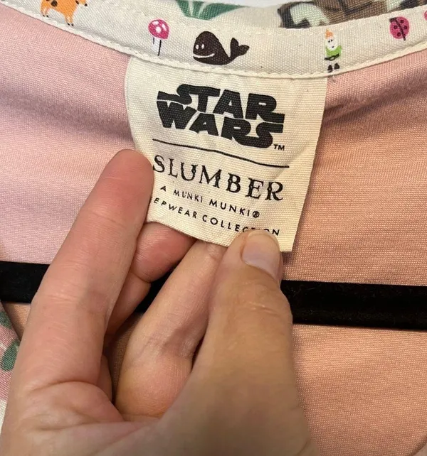 Munki Munki Slumber Grogu Baby Yoda PJ top Sz S - Image 2