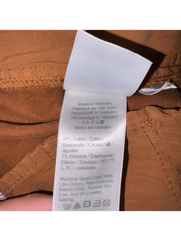 J.Crew $70 Woman’s Size 8 W 32 Stretch brown Summer chino shorts - Image 4
