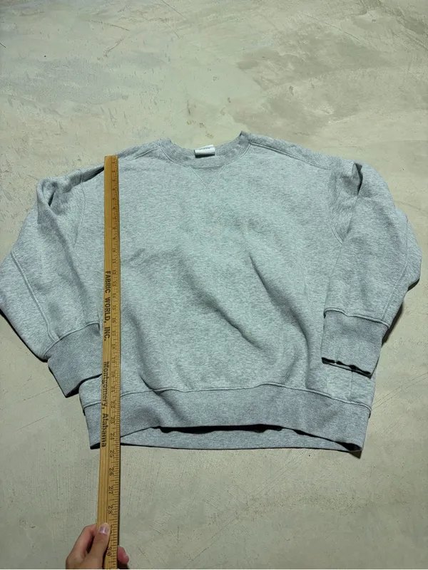 Aerie offline Crewneck Sweatshirt - Light Gray small - Image 2