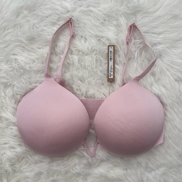 Skims Ultimate Deep V Plunge Pushup Bra Cherry Blossom Size 38DDD - Image 2