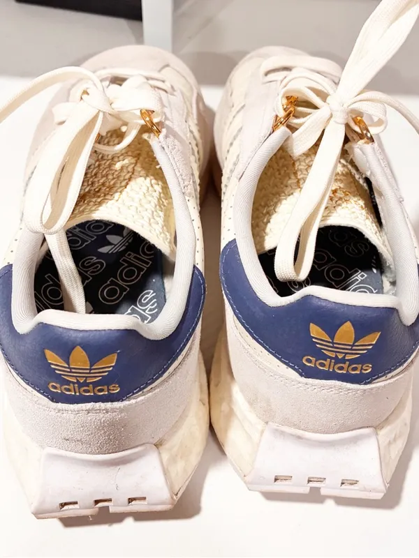 Adidas Originals Retropy E5 Off White Bliss Run Sneaker Shoe Size 8 - Image 4