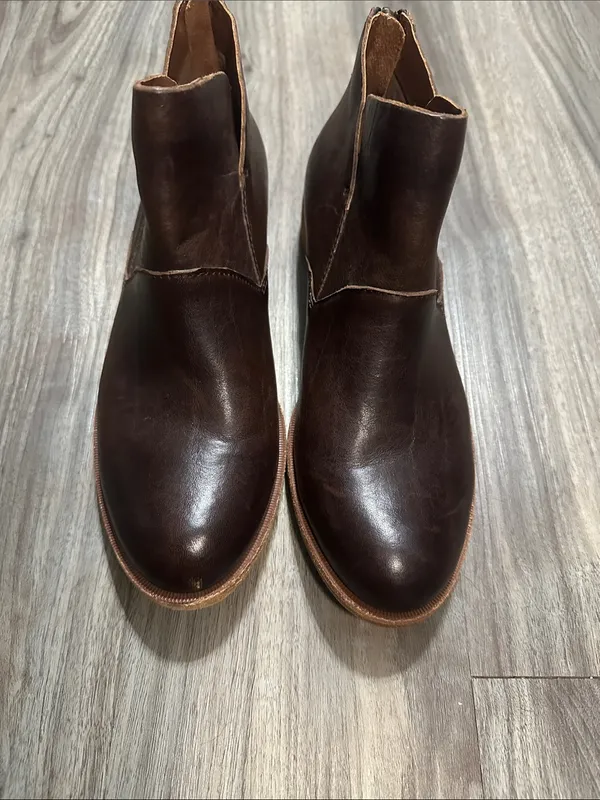 Kork-Ease Women's Dark Brown Leather Ankle Booties - Image 14