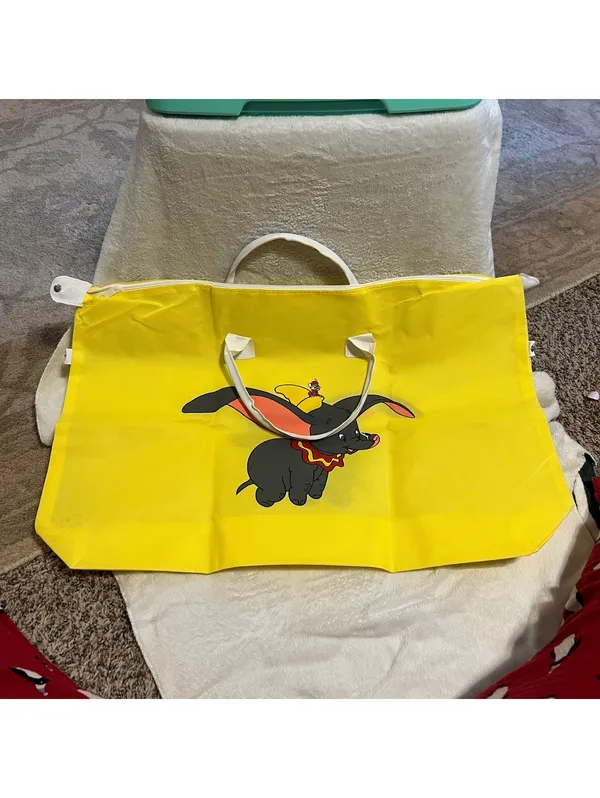Dumbo Foldable Tote Bag Yellow - Image 2