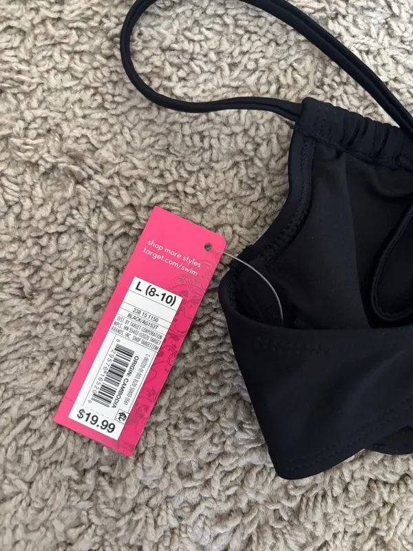 Target Swim Top Black - Image 5