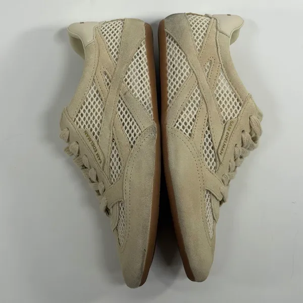 Sam Edelman Size-8M Womens Tobi Ecru Suede Mesh Sneakers - Image 3