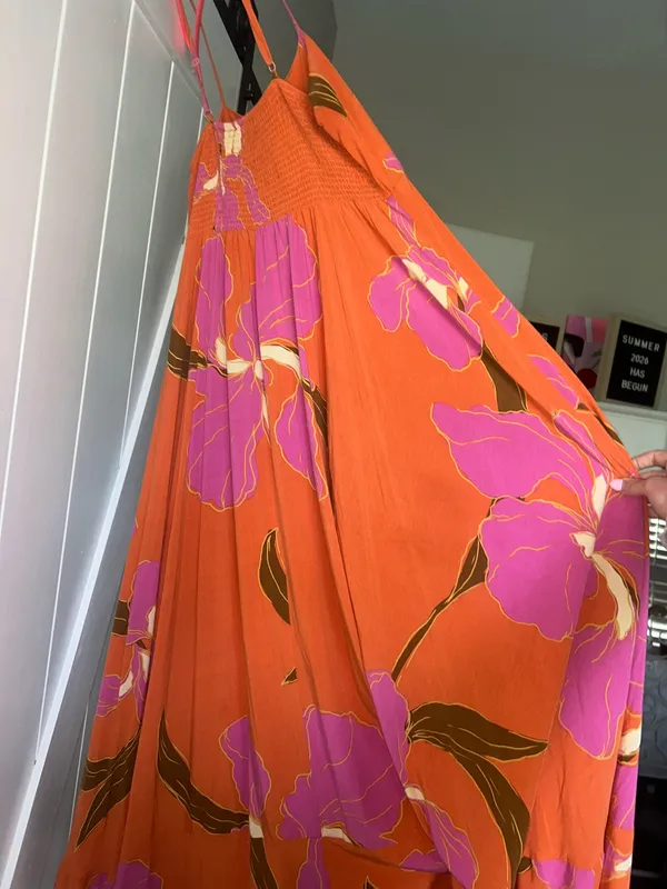 Olivaceous Orange maxi dress - Image 2