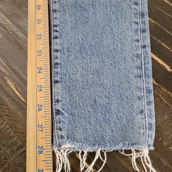 We The Free Womens Jeans Size 25 Skinny Denim Frayed Hem Distressed - Image 6