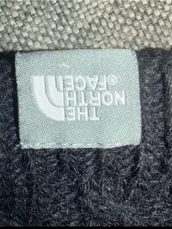 The North Face Kids Black Cable Knit Beanie - Image 3