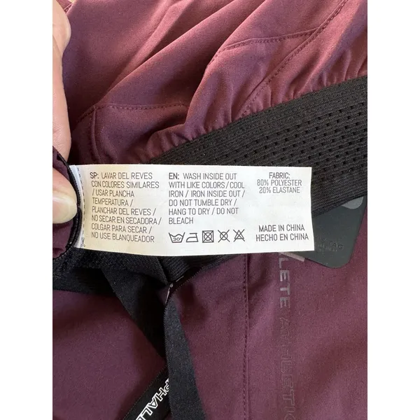 Alphalete Women’s Infinity Studio Pants - Burgundy, Size Medium - Image 11