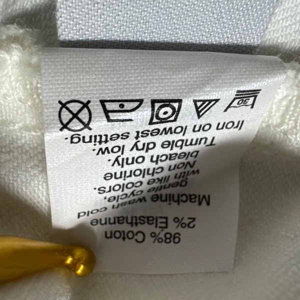 Madewell White Button‎ Front Denim Mini Skirt Size 26 - Image 5
