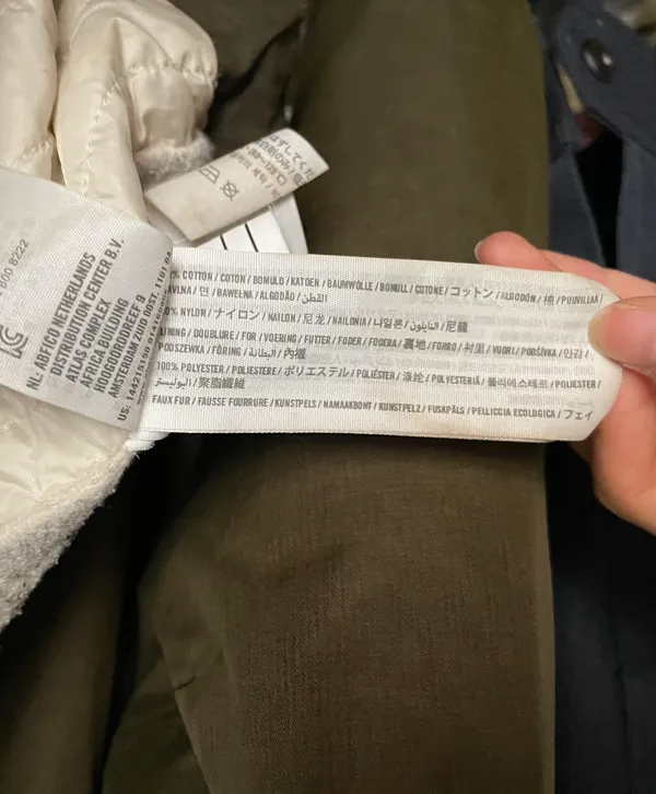 Abercrombie Sherpa Parka Coat - Image 9
