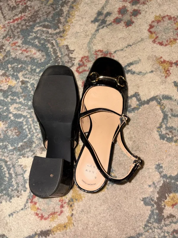A New Day Black Patent Mary Jane Heels - Image 3