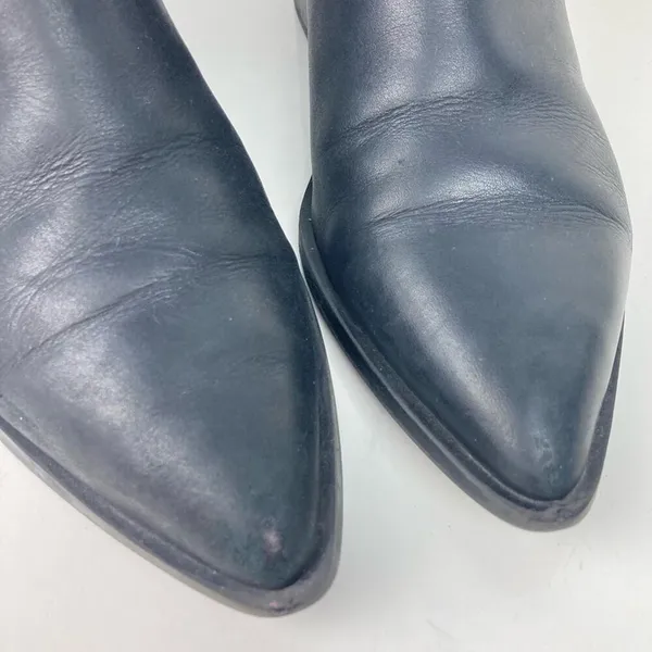 STEVE MADDEN Audience Chelsea Leather Ankle Boots Booties - Size 9.5 - Image 6