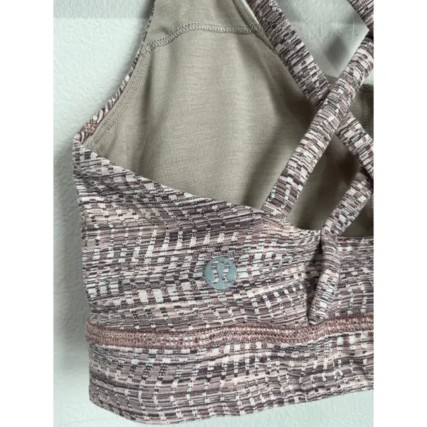 Lululemon Energy Bra Strappy Athletic Yoga Pilates Athleisure Sz‎ 4 - Image 6