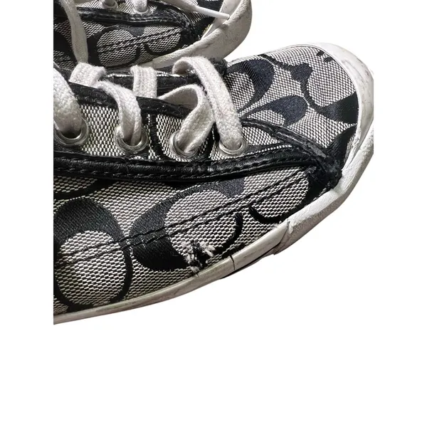 Coach New York Francesca Women Signature C Logo Lace Up Shoes Size 8.5B EU 38.5 - Image 8