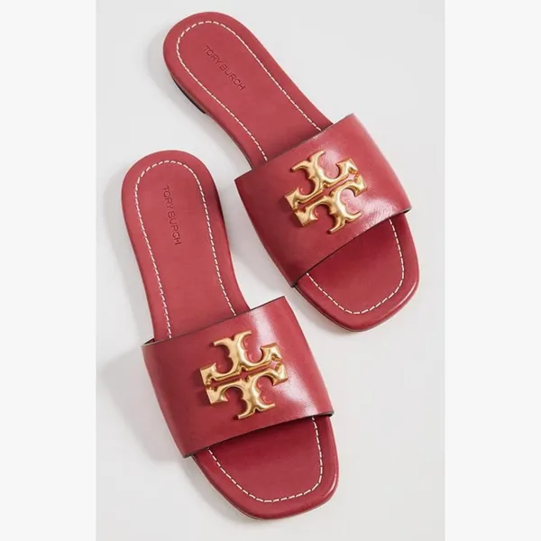 Tory Burch Eleanor Leather Slides 8 - Image 10