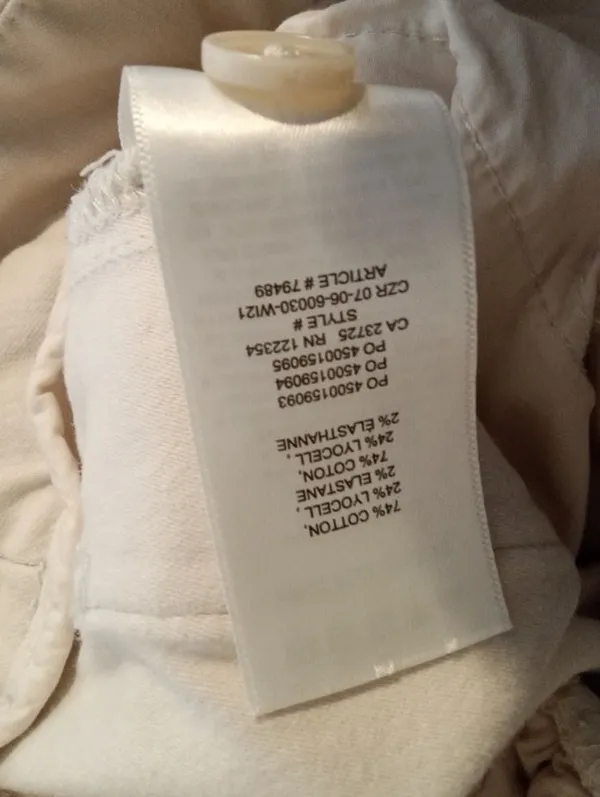 Wilfred Aritzia Ascendant Pant High Waisted cotton Utility Cream Wide Leg Sz4 - Image 10