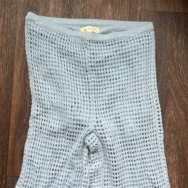 LA Hearts blue Crochet Pants - Image 3