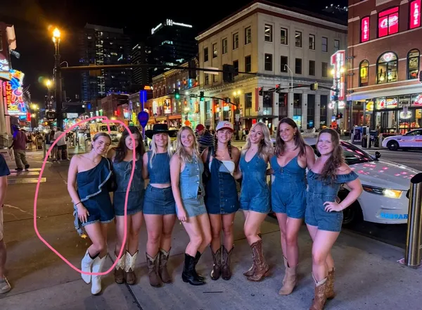 Anna Grace Denim Romper - Image 3