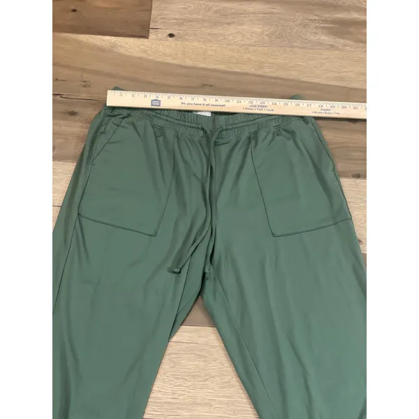 Loft Outlet Sweatpants Size XL Olive Green Lightweight Elastic Waist Drawstring - Image 5