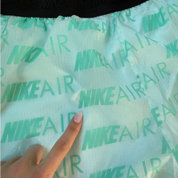 Nike Air 2-in-1 Athletic Running Shorts Lined Mint Green Womens Size Medium - Image 6