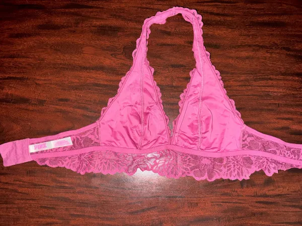 PINK Victoria’s Secret Halter Lace Bralette Size Small - Image 3