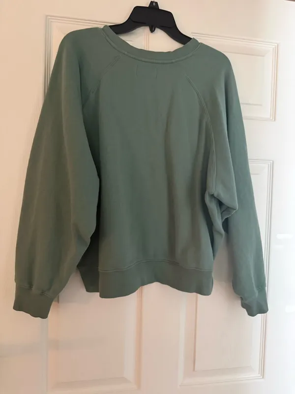 Old Navy Green Crewneck Sweatshirt Women’s Large - Image 3