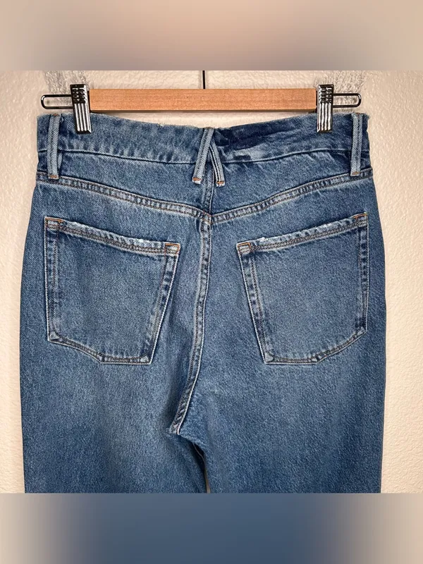 Good American Good Vintage Jagged Hem jeans 8/29 - Image 10