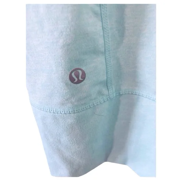 Lululemon Athletica Define Jacket | Size 8 | Mint Blue | Oversized Logo - Image 8