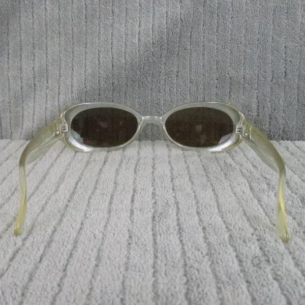 New Divine Eyewear Athena Pearl White / Amber Sunglasses - Image 4