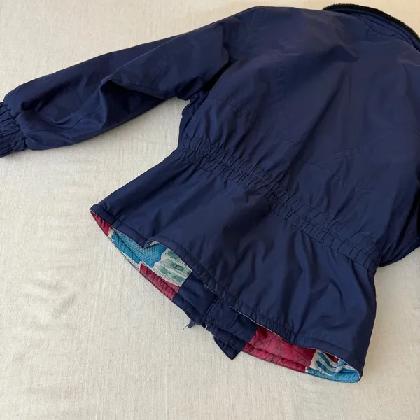 Vintage Head Skiwear Navy‎ Blue Insulated Ski Jacket Women Size 10 retro snow - Image 12