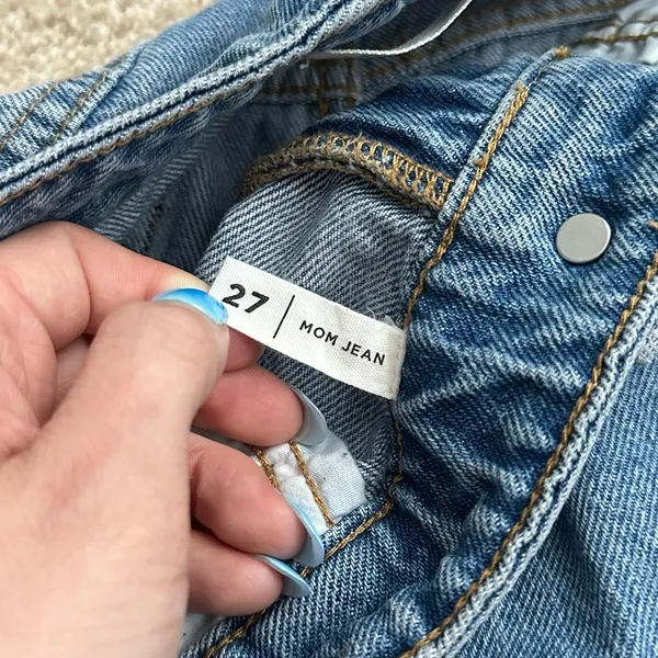 NWT Pacsun Women's Blue Mom Jeans - Image 4