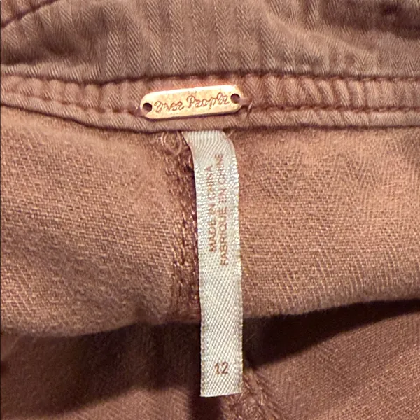 Free People Clean Mod Utility Crop Pant Mauve Size‎ 12 - Image 7