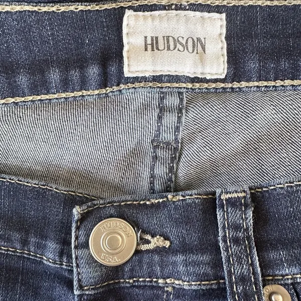 Hudson Skinny Blue Jeans Size 28 - Image 6