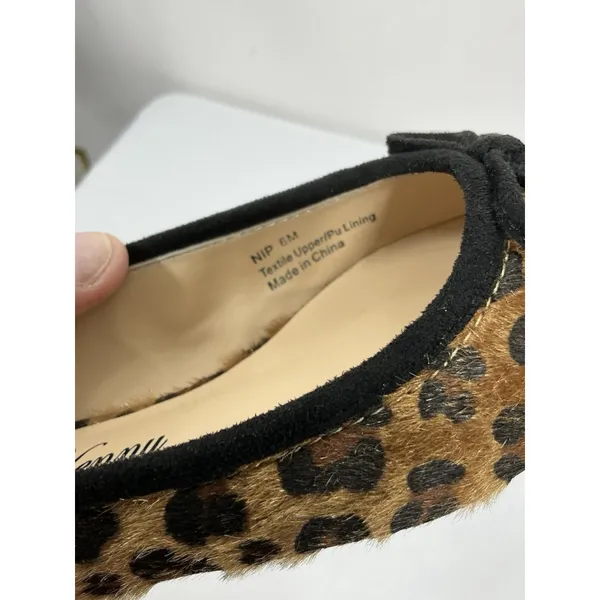 Womans NWOT Penny Loves Kenny Nip Animal Print Slipon Ballet Shoes 6M - Image 6