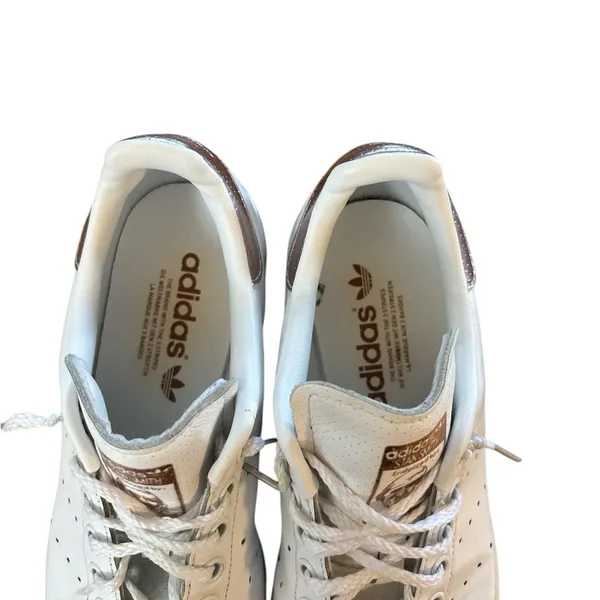 Adidas White Leather Sneakers - Image 7