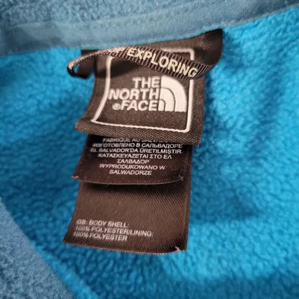 The North Face Khumbu Fleece Jacket Womens Large Blue Full Zip Soft Outdoor - Image 7