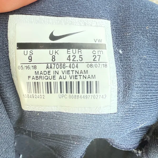 Nike Mens Air Max Infuriate 2 Mid AA7066-404 Black Basketball Shoes Sneakers 9 - Image 8