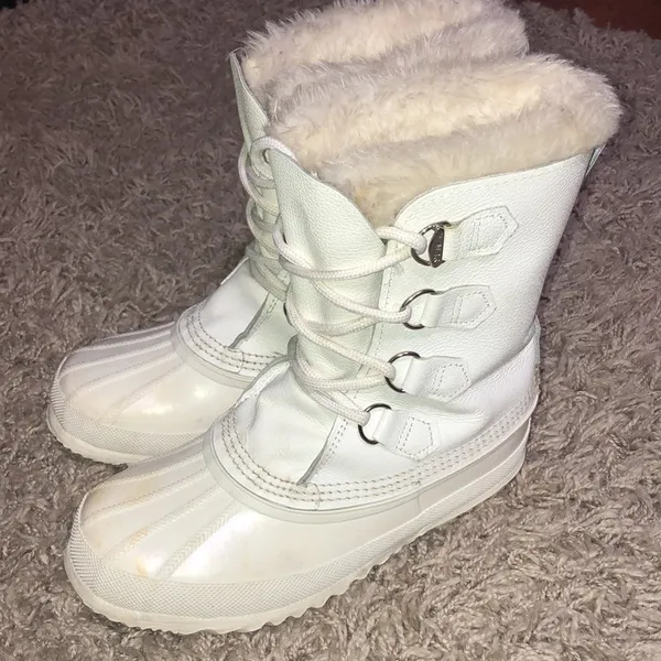 Vintage White Sorel polaris boots size 7 snow boots winter boots snowboarding​​ - Image 5