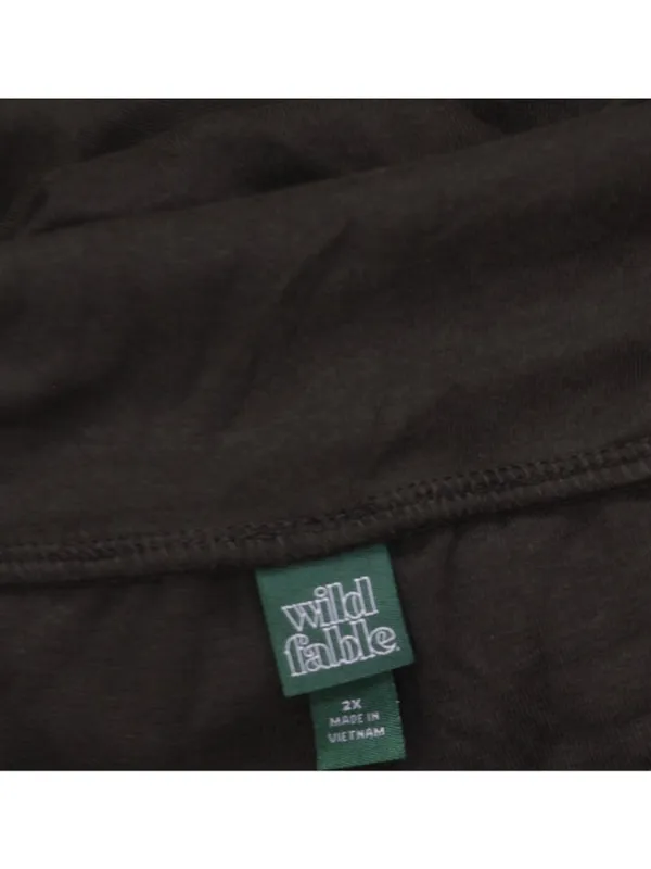 NWT Wild Fable Cozy Flare Mid-Rise Pull-On Pants 94673302 Brown 2X - Image 4