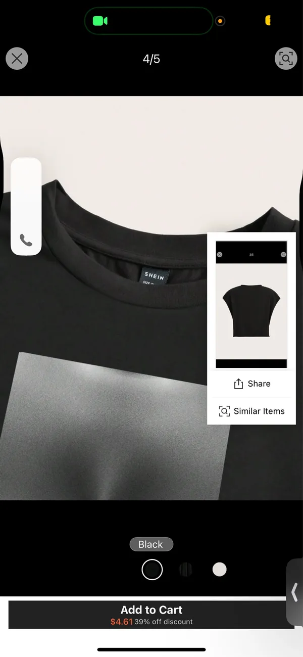 Black Graphic Tee - Image 4