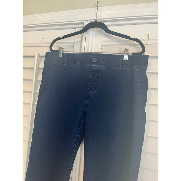 Betabrand Darkwash Yoga Pull On Jeans‎ Size XL - Image 3