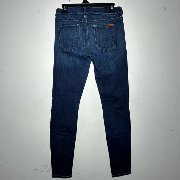 Seven For All Mankind The Skinny Jeans Dark Wash Size 28 Mid Rise Stretch‎ - Image 2