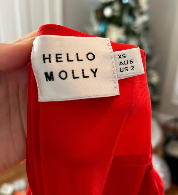 Hello Molly Not Fair On Me Dress Red - Image 5