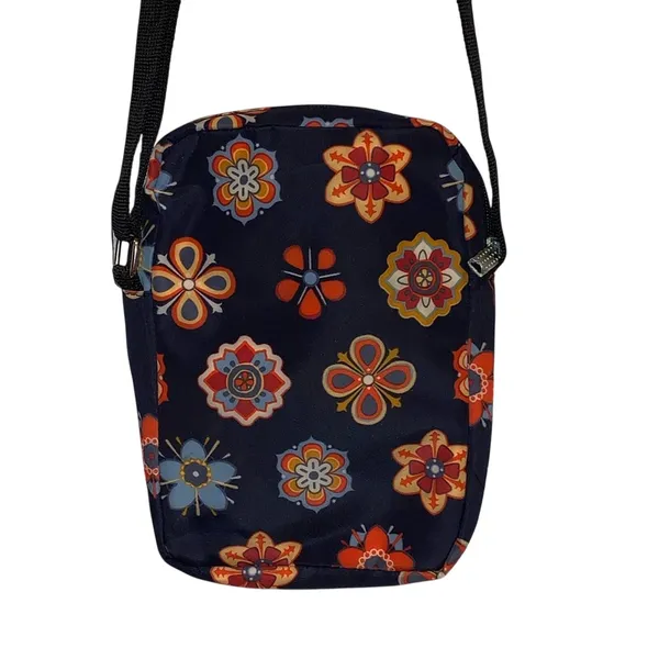 Blue‎ Patterned Crossbody Purse Blue - Image 3
