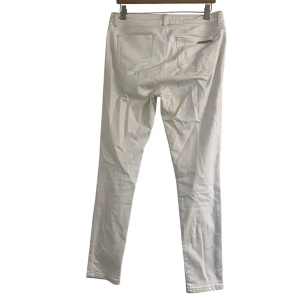 ✨Michael Kors Zip Detail Skinny Off White Sz 8 Jeans✨ - Image 4